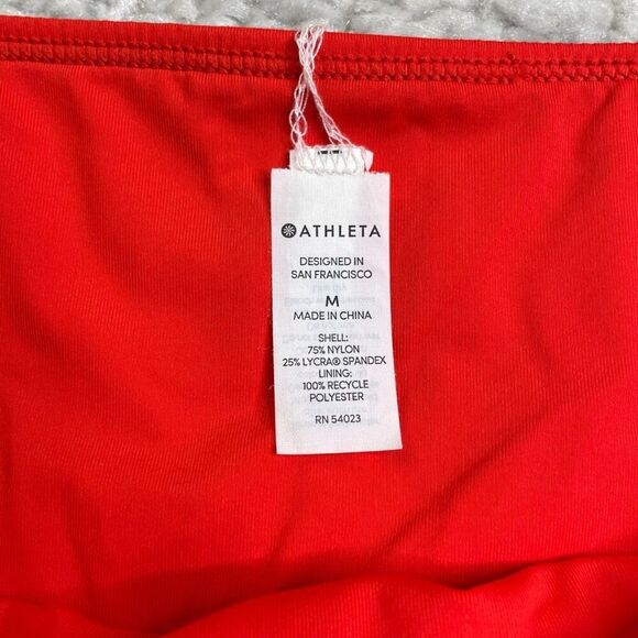 Athleta Makaha Reversible Swim Bottom Purple/Orange Red - Picture 6 of 9